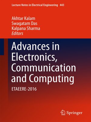 cover image of Advances in Electronics, Communication and Computing